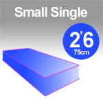 The Sleep Shop 2ft6 Small Single Adjustable Beds